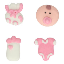 Load image into Gallery viewer, FunCakes Sugar Decorations Baby Girl Set/8
