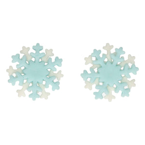 FunCakes Sugarpaste Decorations Snowflakes Blue Set/6