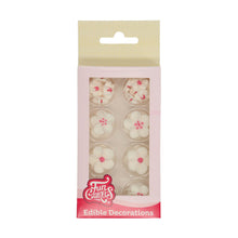Load image into Gallery viewer, FunCakes Décors en Sucre - Blossom Mix White/Pink - Set/32
