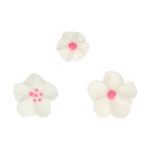 FunCakes Décors en Sucre - Blossom Mix White/Pink - Set/32
