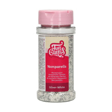 Load image into Gallery viewer, FunCakes Nonpareils - Silver-White - 80g
