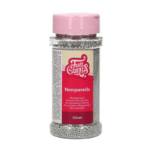 Load image into Gallery viewer, FunCakes Nonpareils Silver - 80g
