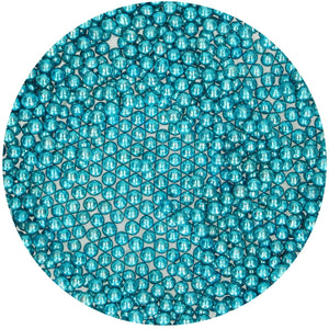 FunCakes Perles en Sucre - Metallic Blue - 80g