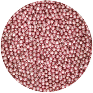 FunCakes Sugar Pearls -Metallic Pink- 80g