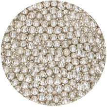 Load image into Gallery viewer, FunCakes Sugar Pearls -Metallic Silver- 80g
