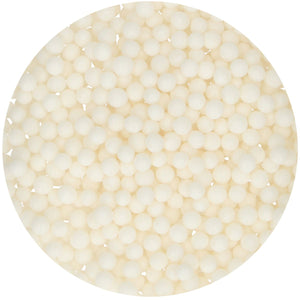 FunCakes Sugar Pearls -Shiny White- 80g