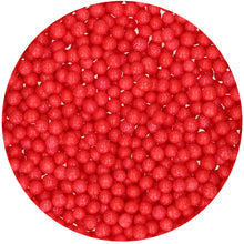 Load image into Gallery viewer, FunCakes Sugar Beads 4mm - Shiny Red - 80g
