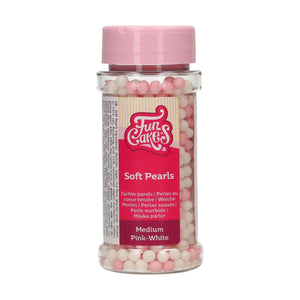 FunCakes Perles en Sucre - Pink/White - 60g