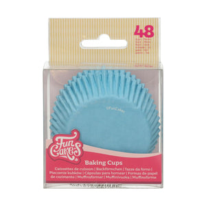 FunCakes Cupcake Cases -Light Blue- pk/48 