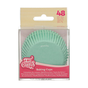 FunCakes Cupcake Cases -Mint Green- pcs/48 