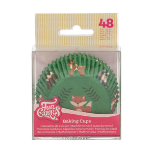 FunCakes Cupcake Cases -Forest Animals- pk/48 