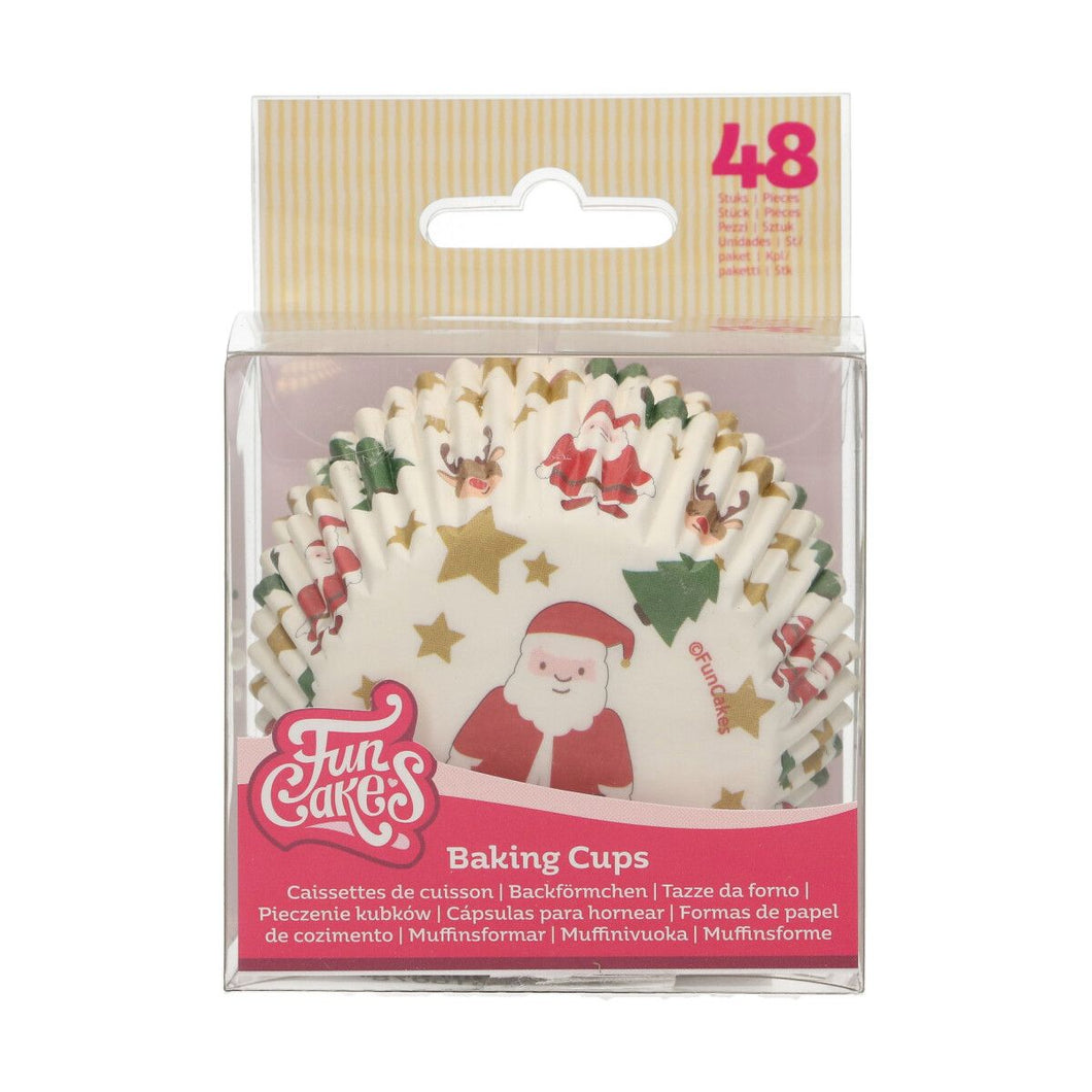 FunCakes Caissettes à Cupcakes - Noël - pcs/48