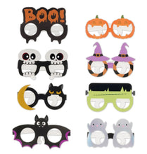 Load image into Gallery viewer, Set de 8 paires de lunettes en papier - Halloween ( LEGAMI )
