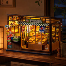 Load image into Gallery viewer, Rolife Nostalgic Corner Shop - Assemblage des pièces prédécoupées
