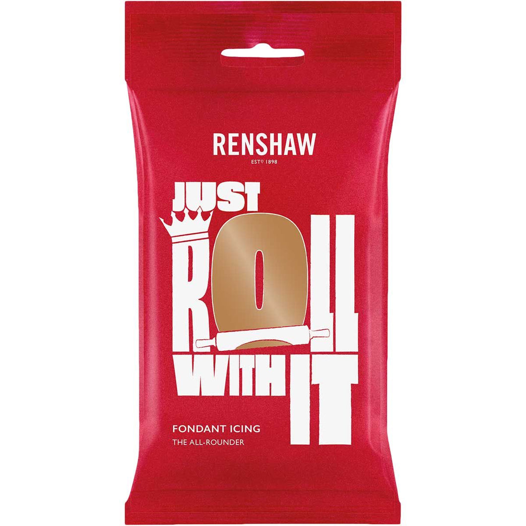Renshaw Extra Sugar Paste 250g - Teddy Bear Brown - 