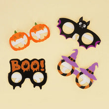 Charger l&#39;image dans la galerie, Set de 8 paires de lunettes en papier - Halloween ( LEGAMI )
