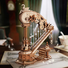 Load image into Gallery viewer, ROKR Magic Harp - Détail du cygne blanc et des cordes
