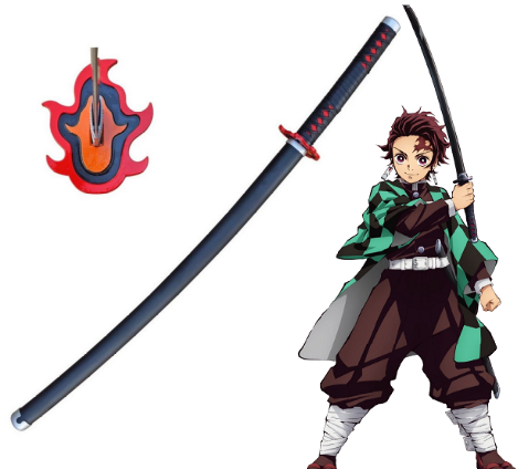 Katana réplique - Demon Slayer - Tanjiro Kamado