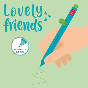 Stylo à encre gel "Lovely Friends" - plusieurs thèmes disponibles, au choix (LEGAMI)