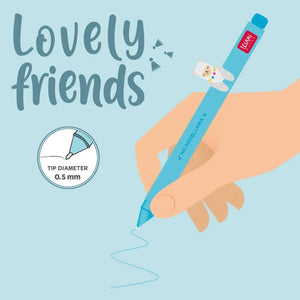 Stylo à encre gel "Lovely Friends" - plusieurs thèmes disponibles, au choix (LEGAMI)