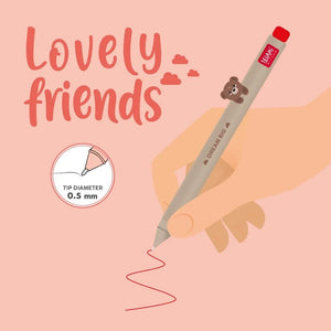 Stylo à encre gel "Lovely Friends" - plusieurs thèmes disponibles, au choix (LEGAMI)