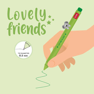 Stylo à encre gel "Lovely Friends" - plusieurs thèmes disponibles, au choix (LEGAMI)