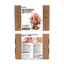 Load image into Gallery viewer, Rolife Sakura Tree House - Détail de la maison et de sa passerelle
