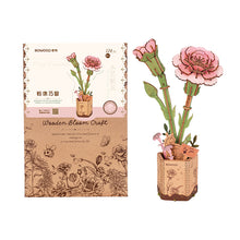 Load image into Gallery viewer, Rowood Pink Carnation - Pochette et fleur montée côte à côte
