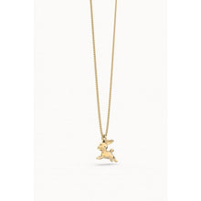 Charger l&#39;image dans la galerie, Collier plaqué or 18 carats CHOCLI &quot;Flying bunny&quot; - lapin

