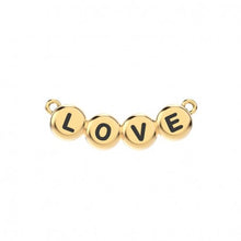 Load image into Gallery viewer, Collier plaqué or 18 carats CHOCLI &quot;love letters&quot; - love
