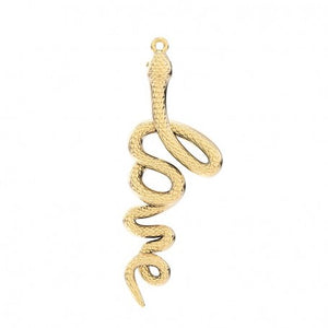 Collier plaqué or 18 carats CHOCLI "love snake" - serpent d'amour