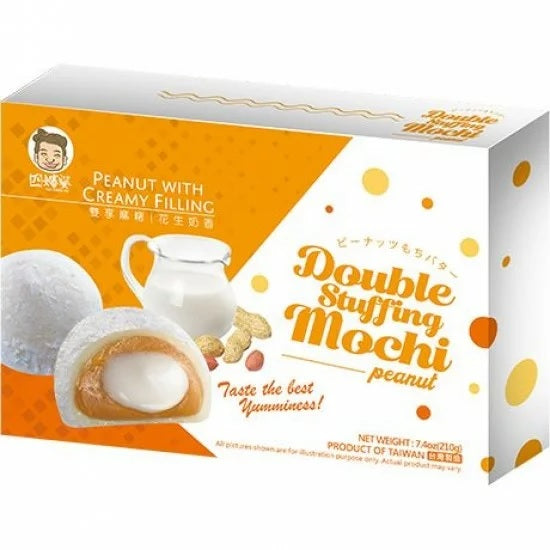 Mochi - Cacahuète et crème 6pcs - 210G (SZU SHEN PO)