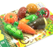 Load image into Gallery viewer, Set de Gommes Puzzle Iwako - Les Petits Légumes du Potager
