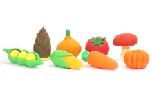 Load image into Gallery viewer, Set de Gommes Puzzle Iwako - Les Petits Légumes du Potager

