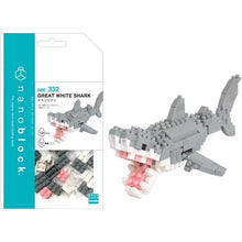 Load image into Gallery viewer, Nanoblock Requin Blanc — Le Roi des Océans en Version Micro-Briques 🦈🌊
