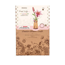 Charger l&#39;image dans la galerie, Puzzle 3D en bois à monter soi-même - Pink lily (ROWOOD)
