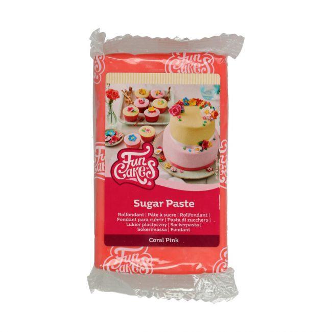 FunCakes Pâte à Sucre - Coral Pink - 250g