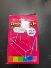 Charger l'image dans la galerie, Emballage japonais rose vif du Card Stand Holder en acrylique transparent
