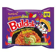 Hot chicken -  BULDAK - HABANERO LIME 1pcs 135G (SAMYANG)