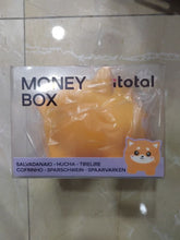 Charger l'image dans la galerie, Boîte transparente de la tirelire Shiba Inu iTotal, vue de face avec mention Money Box
