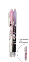 Load image into Gallery viewer, Stylos duo gommables - (autre couleur/design disponible, en aléatoire)
