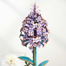 Charger l'image dans la galerie, Rowood Lilac - Étapes d'assemblage de la fleur en bois
