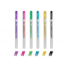 Glitter Gel Pens - Shine Like A Diamond x6