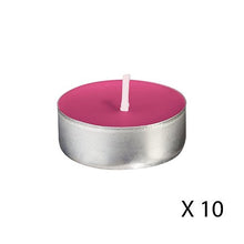 Load image into Gallery viewer, Set of 30 scented tealight candles - raspberry
