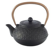 Load image into Gallery viewer, Flower cast iron teapot 1L copper
