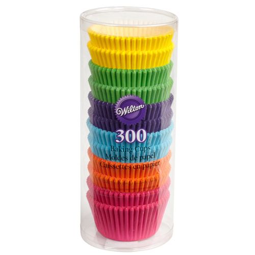 Wilton Baking Cups Rainbow Brights (x300)