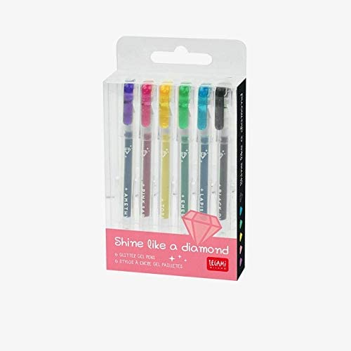 Glitter Gel Pens - Shine Like A Diamond x6