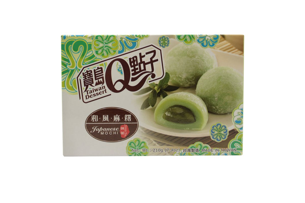 Japanese mochi - Green tea by 6 - 210gr