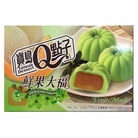 Mochi Fruit - Melon 6pcs - 210G (TAIWAN DESSERT Q)