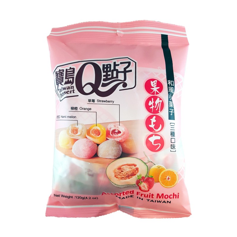 Mochi - Assortiment Fruits - 120G (TAIWAN DESSERT Q)